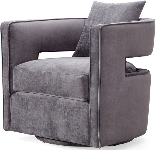 Sedia girevole Kendrick Grey