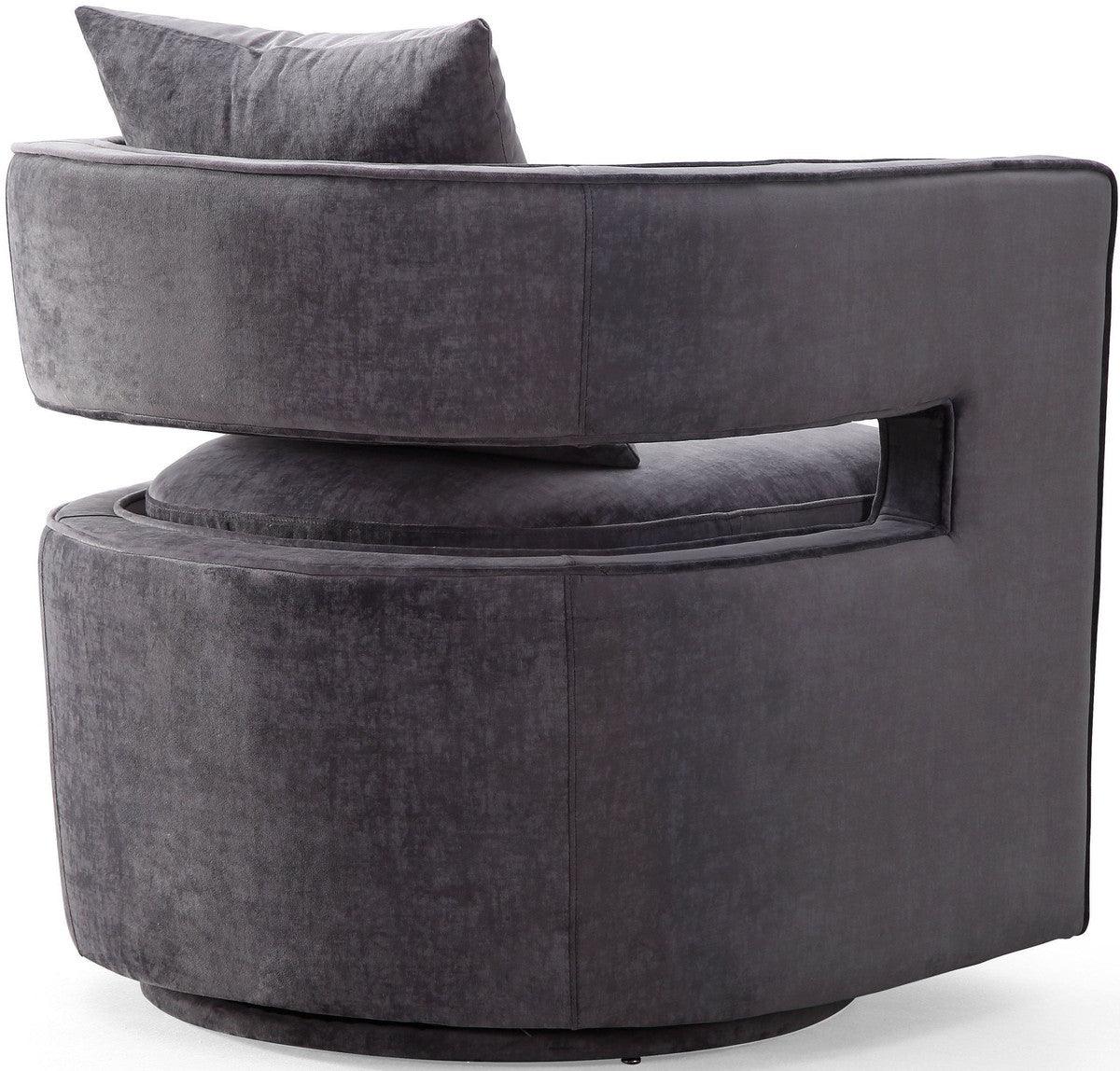 Sedia girevole Kendrick Grey