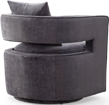 Sedia girevole Kendrick Grey