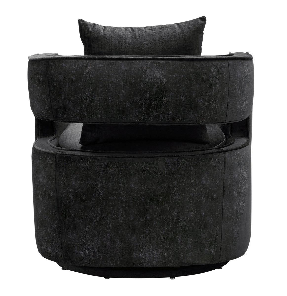 Sedia girevole nera Kendrick