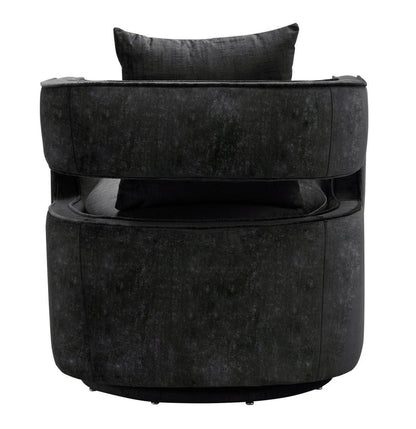 Sedia girevole nera Kendrick