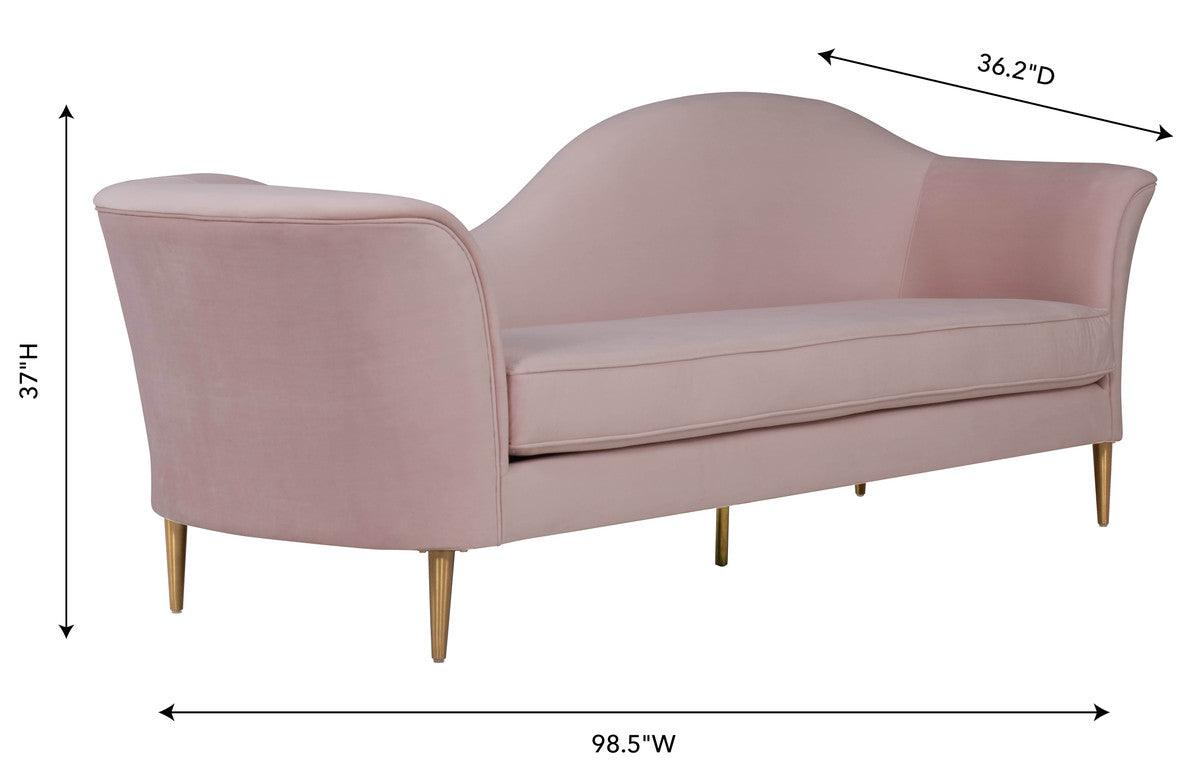 Divano in velluto Plymouth Blush