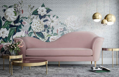 Divano in velluto Plymouth Blush