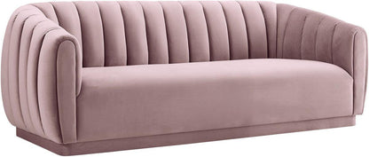 Divano in velluto blush Arnold