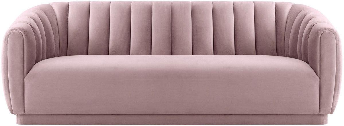 Divano in velluto blush Arnold