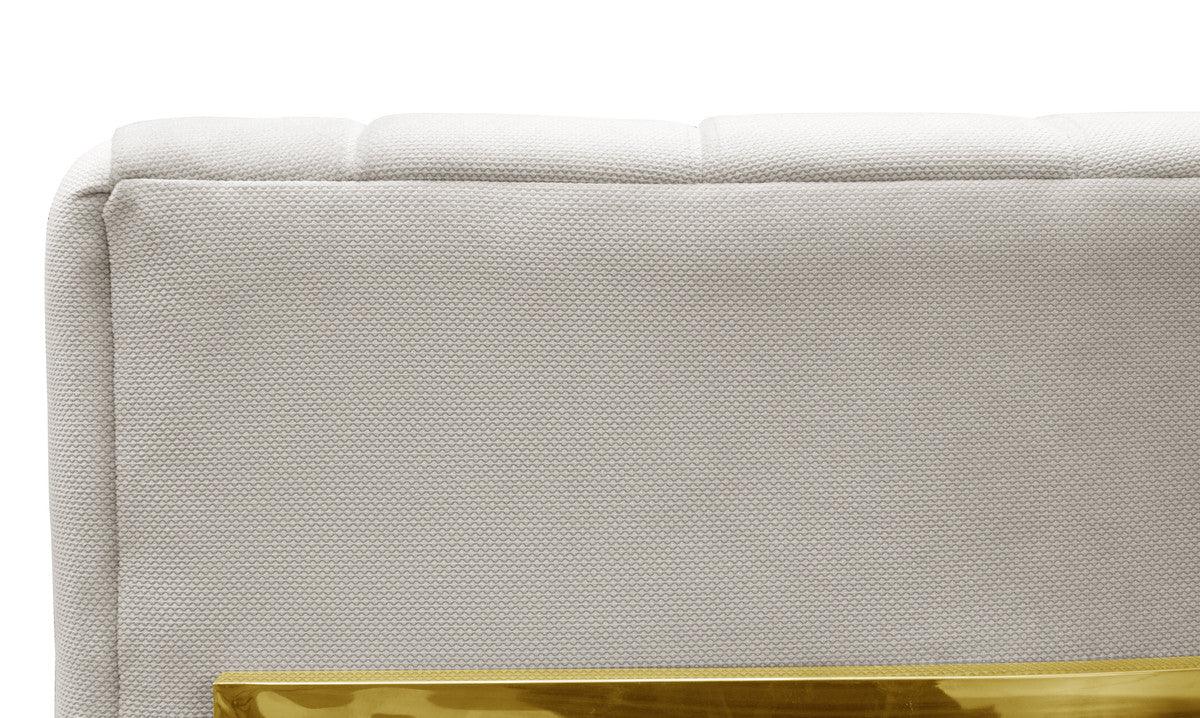 Sedia Magna Spotted Cream con base dorata