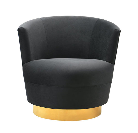 Sedia girevole nera Novak