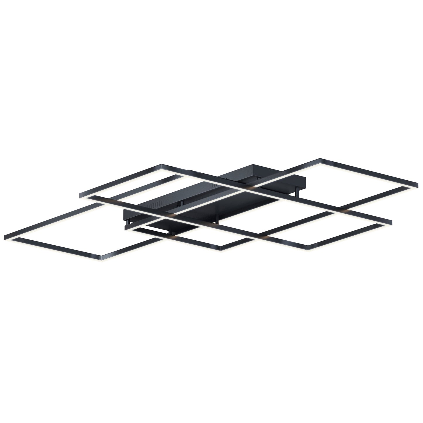 Apparecchio geometrico a filo Travers nero 67,75W x 4,75H