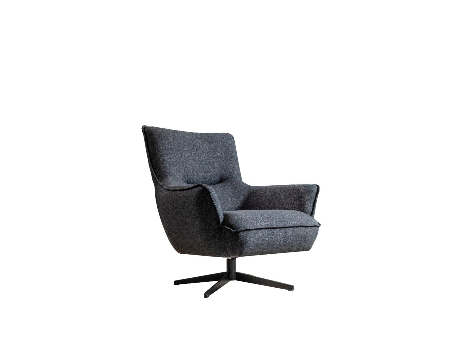 Sedia girevole Forrest grigio scuro