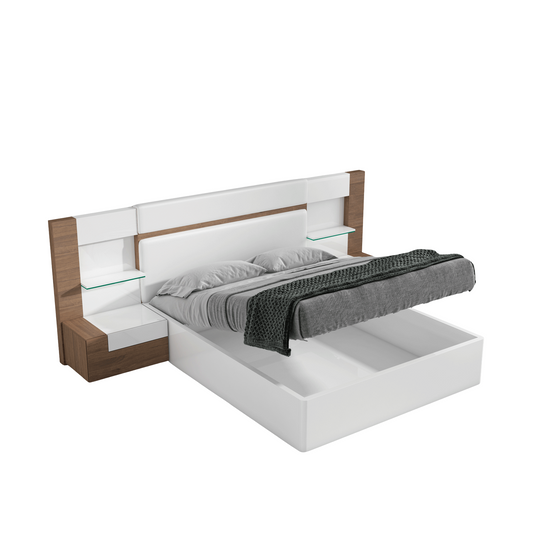 Set da camera da letto Moon - Letto KS + 2 NS + cassettiera