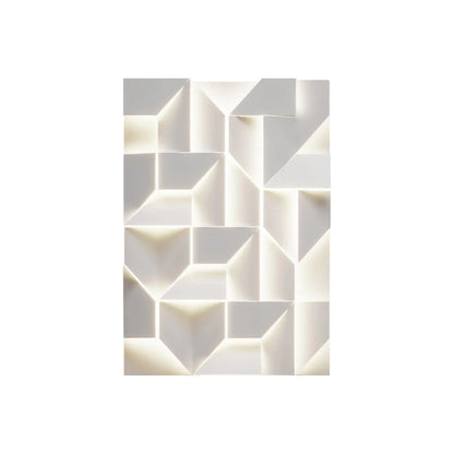 Arte murale geometrica a LED