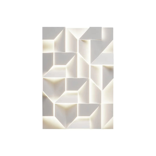 Arte murale geometrica a LED