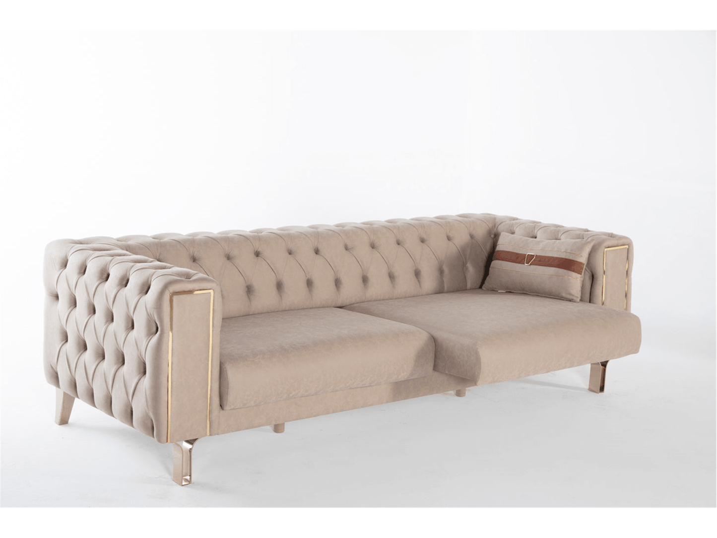 Divano trasformabile in tessuto della collezione Montenegro