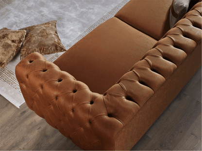 Divano trasformabile in tessuto della collezione Montenegro