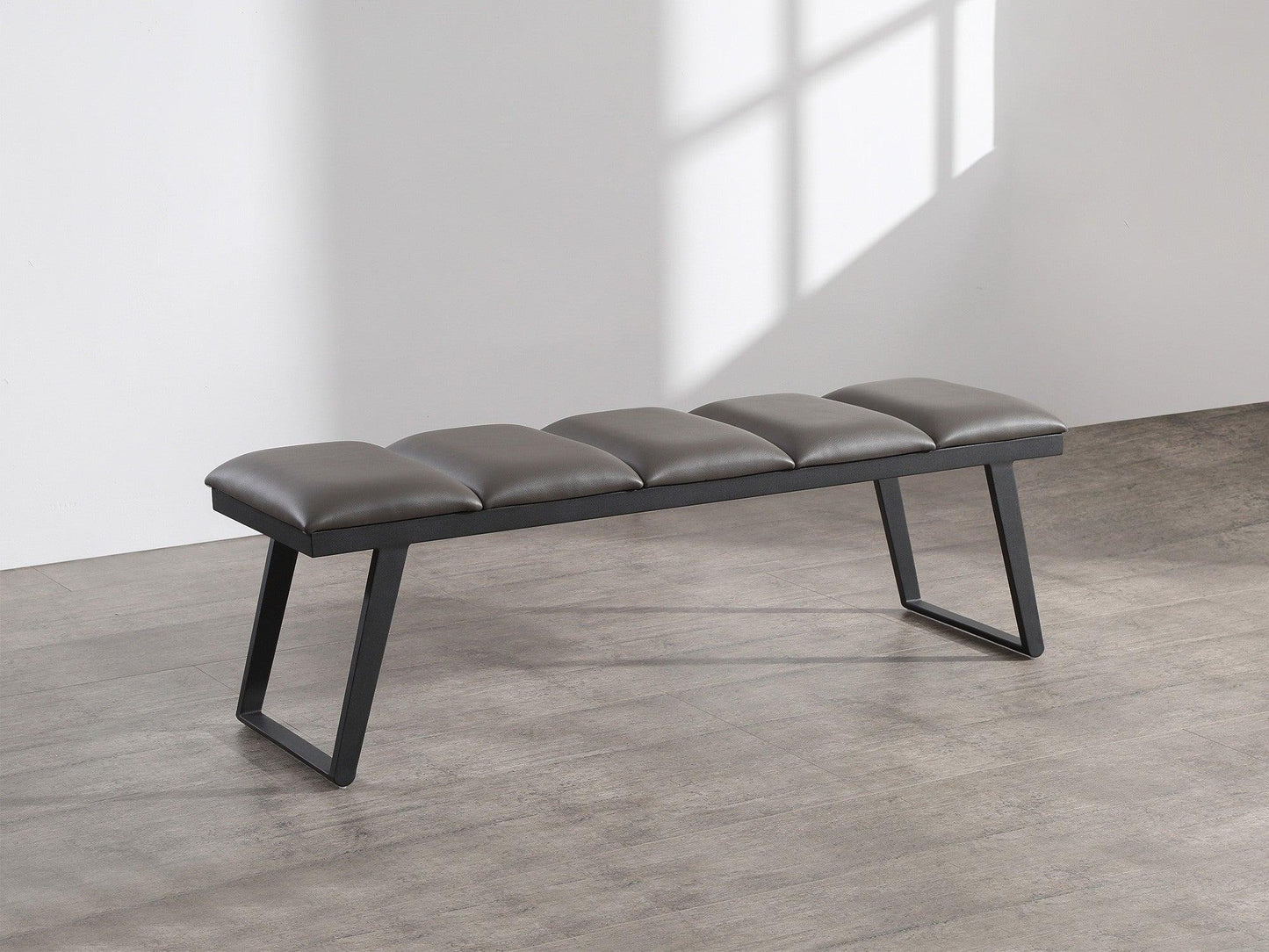 Panca Nathan in grigio scuro