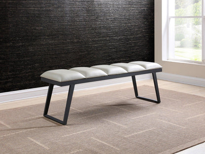 Panca Nathan in grigio scuro