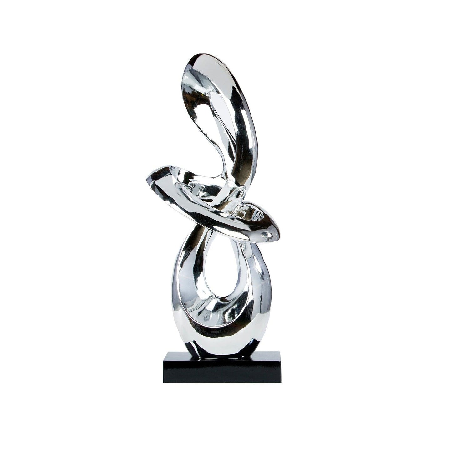 SCULTURA ASTRATTA CROMO