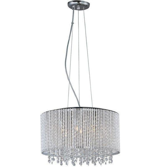 Lampada a sospensione a spirale a 7 luci