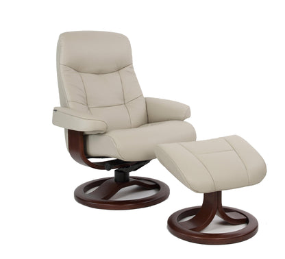 Poltrona reclinabile in pelle Muldal R in Havana
