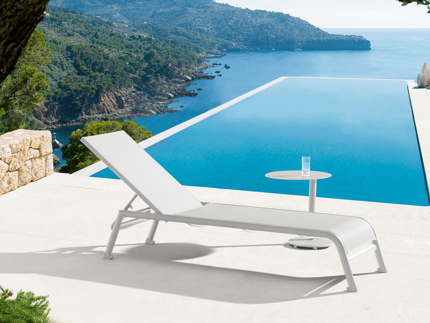 Chaise longue da esterno Brooke: set da 2