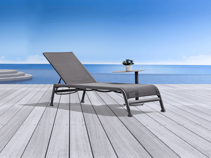 Chaise longue da esterno Brooke: set da 2