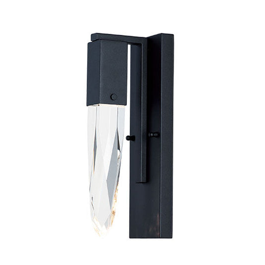 Applique da parete Crystal Shard nera 14,5Hx 4,75W
