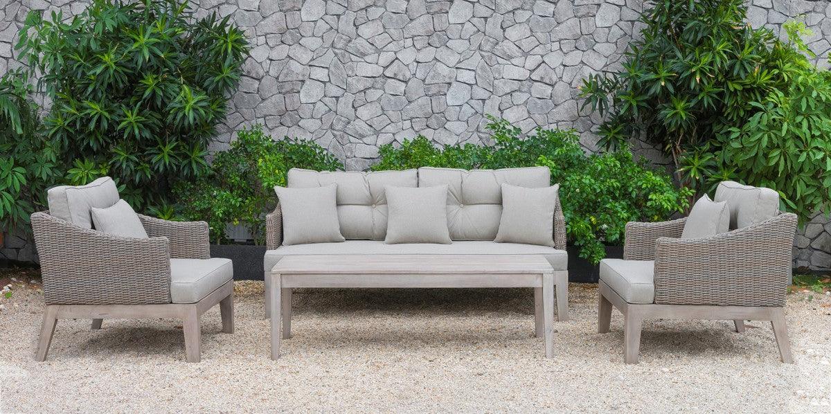 Set di divani da esterno Celia beige