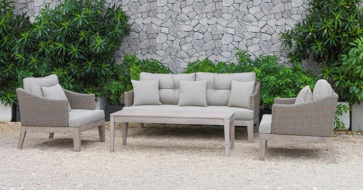 Set di divani da esterno Celia beige